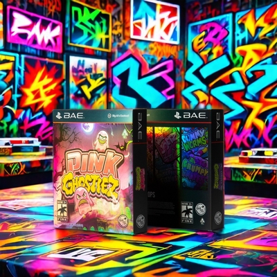 Pedido personalizado Aceptado Holográfico Luminoso Spot UV Foliu Laser Cartón de Papel Caja de Plata con Estampado de Oro Caja de Artesanía Rígida