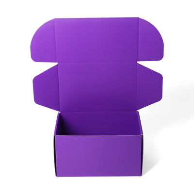 Cajas de envío de cartón personalizado E flauta Eco-amigable Durable cajas de embalaje de correo para peluca