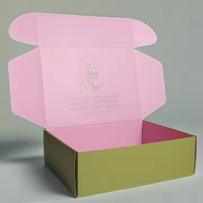 Cajas de cartón corrugado ecológicas personalizadas para envío de flores