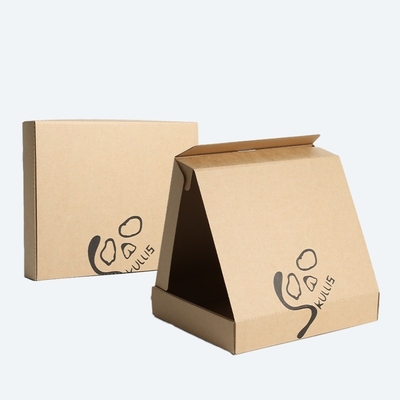 comprar Cajas postales de estilo pizza tinta negra papel cartón cajas de pizza para llevar espesor personalizado online manufacture