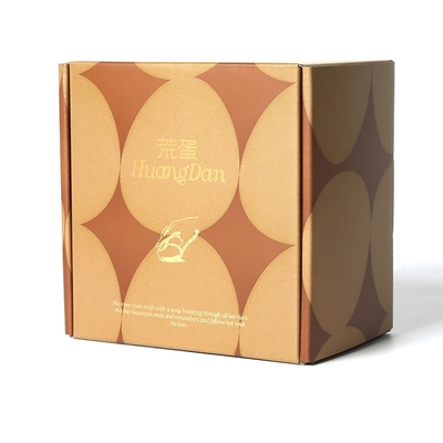 comprar Logotipo de estampado de papel OEM Cajas de correo Kraft, Cajas de envío corrugadas personalizadas online manufacture