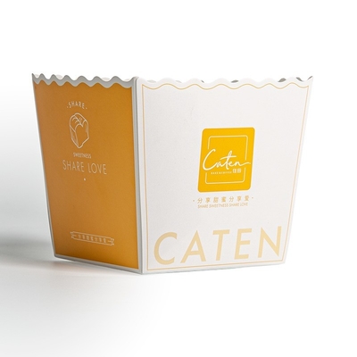 comprar Envase incluido Pedido personalizado Popular de cartón de marfil Fritas francesas Envasado con forma irregular y color de impresión online manufacture