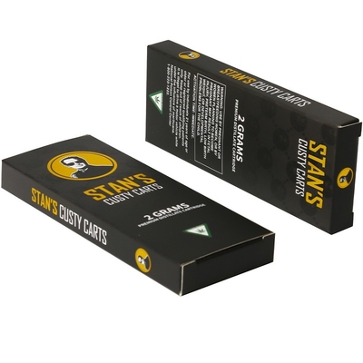 comprar Caja de almacenamiento de regalos con embalaje de dos extremos con tapa negra y botella de vidrio de color personalizado online manufacture
