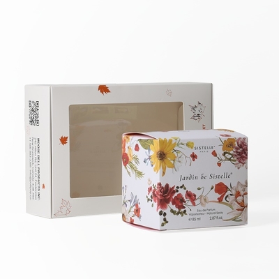 comprar Botella de perfume de plástico cosmético industrial con embalaje en caja de ventana online manufacture