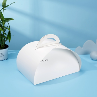 comprar Embalaje de productos alimenticios de marca OEM Caja de papel para llevar para el transporte conveniente de almacenamiento de pasteles online manufacture