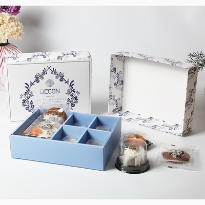 comprar Elegante caja de regalos de galletas con partición embalaje personalizable diseño plegable online manufacture