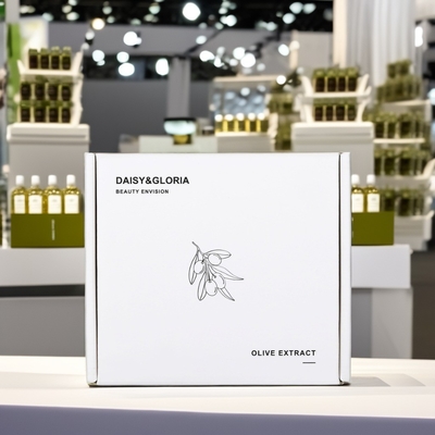 comprar Cuadrado Logotipo personalizado Caja de regalo plegable magnética Envase plano de cartón rígido recubierto de papel blanco de papel plegable Embalaje cosmético online manufacture