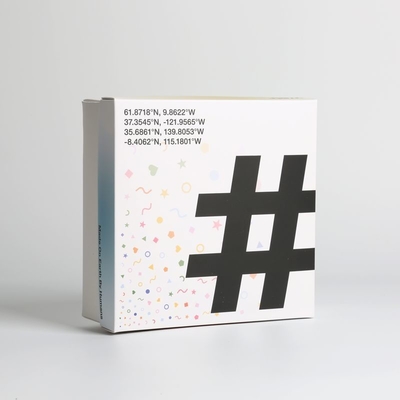 comprar Embalaje de caja de regalo de papel reciclable con tapa y base en forma personalizada online manufacture