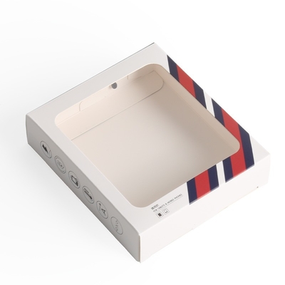 comprar Cajas de embalaje de cartón corrugado ecológico con forma de ventana PET personalizada online manufacture