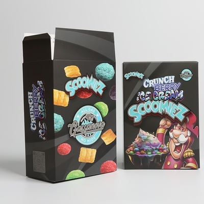 comprar Caja de embalaje de bocadillos de papel ligeros personalizados con diseño de extremo recto online manufacture