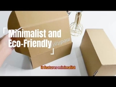 Cajas de envío de cartón a medida Ropa Kraft Calzado corrugado duradero Cajas