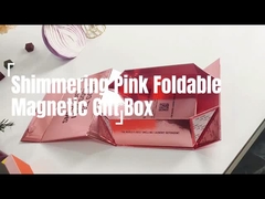 Tamaño personalizado Caja plegable magnética azul de papel caja de embalaje regalo para botella de vino