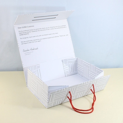 Caja de cartón magnética plegable para relojes de regalo Embalaje Impresión de laminación mate personalizada