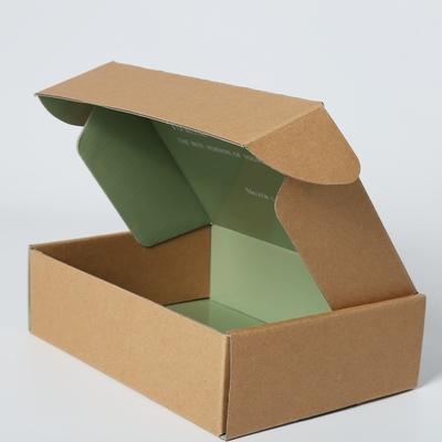 Cajas de papel kraft corrugado reciclables, embalaje de joyas Cajas de kraft libre de diseño