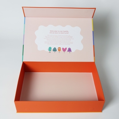 Embalaje de caja magnética plegable Matt Lamination Colorida caja de regalo de cartón para cosméticos