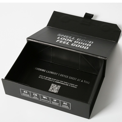 Cajas de cartón magnético plegable con cinta, cajas de embalaje magnético en forma de libro