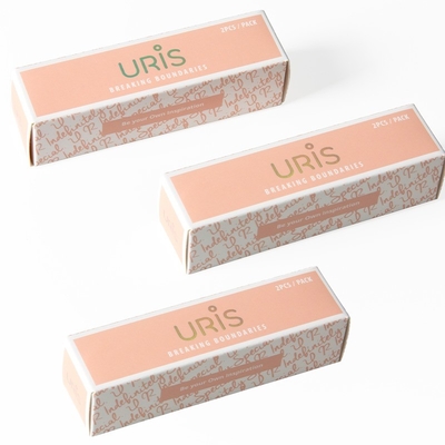 Caja de embalaje electrónico de papel con logotipo personalizado, caja de regalo de lápiz labial con mango