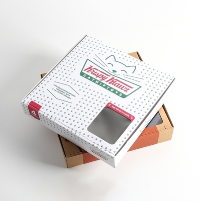 Caja de cartón de pizza Fabricante Caja de embalaje de alimentos sostenibles Caja de entrega de pizza
