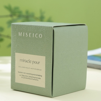 Caja de cartón personalizada para pestañas de visón de marca privada y botella de spray de perfume