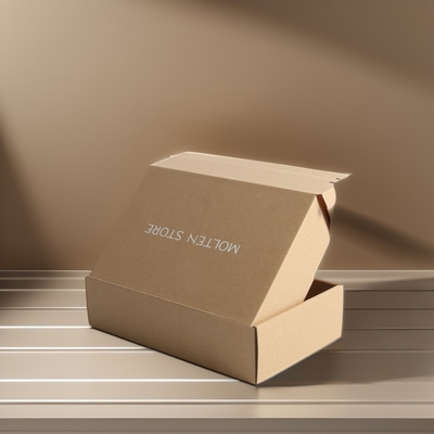 Caja de correo de cartón de papel corrugado Kraft para compras comerciales y embalaje de perfumes