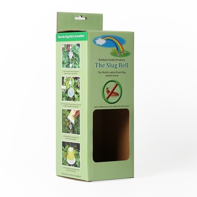 Embalaje de caja de juguete de cartón de color personalizado con ventana y mango fácil de colgar