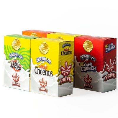 Paquete de alimentos personalizado cuadrado de cartón de marfil cajas de bocadillos personalizados de laminación mate brillante