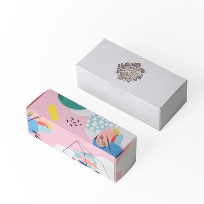 Embalaje personalizado Impresión de cartón blanco Caja de papel de fondo automático para tuck end