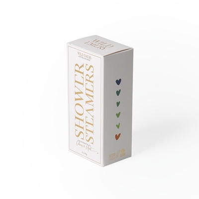 Caja de botella vacía de perfume cuadrada de cartón para ducha máquina de vapor espesor de diseño personalizado