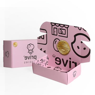 Caja de correo de papel de material reciclable de marca personalizada, caja de embalaje plegable de barras de chocolate