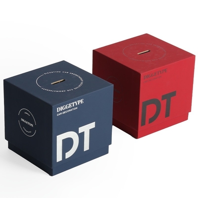 Paquete de embalaje de productos de belleza cosméticos de papel de boda con tapa y base