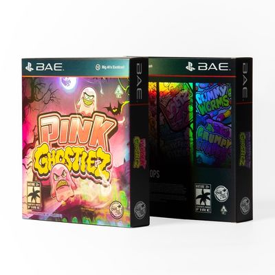 Caja de embalaje de accesorios de juegos de cartón blanco de colores con laminado brillante espesor personalizado