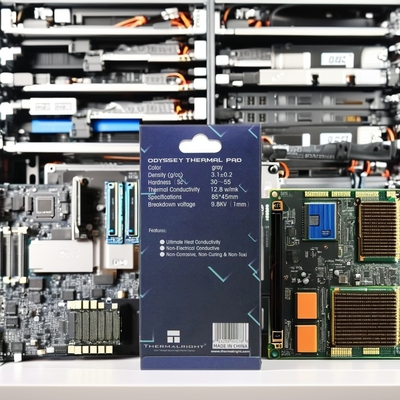 Embalaje de caja de papel revestido para almohadillas térmicas de silicona de CPU SIM CARD