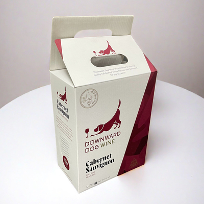 Cajas de correo de cartón blanco para embalaje de pestañas Logotipo de estampado caliente personalizado