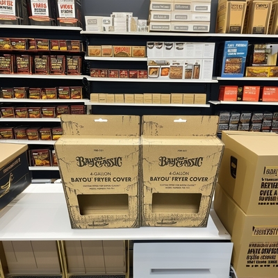 Caja de cartón de exhibición de cartón de origen OEM envasado con caja de cartón Kraft con ventana transparente