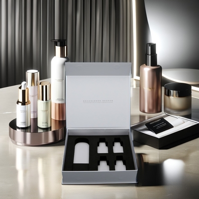 Cajas de regalo con cierre magnético plegable personalizado para el envío de velas y perfumes