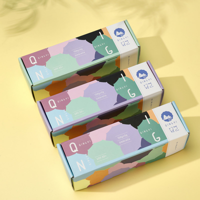 Envío cajas de correo papel corrugado logotipo personalizado para productos de perfumería y hogar