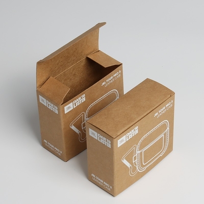 Pedido personalizado Aceptado Envasado de caja de papel artesanal con barniz y diseño de inserción de caja de correo ecológico