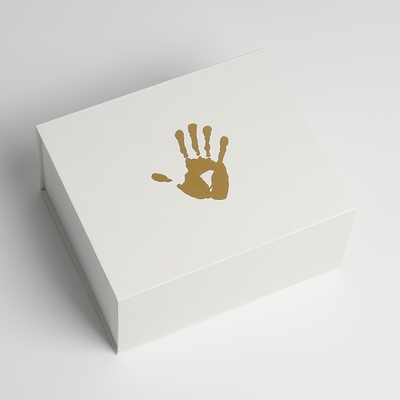 Caja de regalo con cierre magnético plegable de cartón de lujo impresa a medida