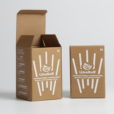 Caja de papel de extremo de envasado Caja de correo de pantalla de seda Logotipo impreso con diseño de mango